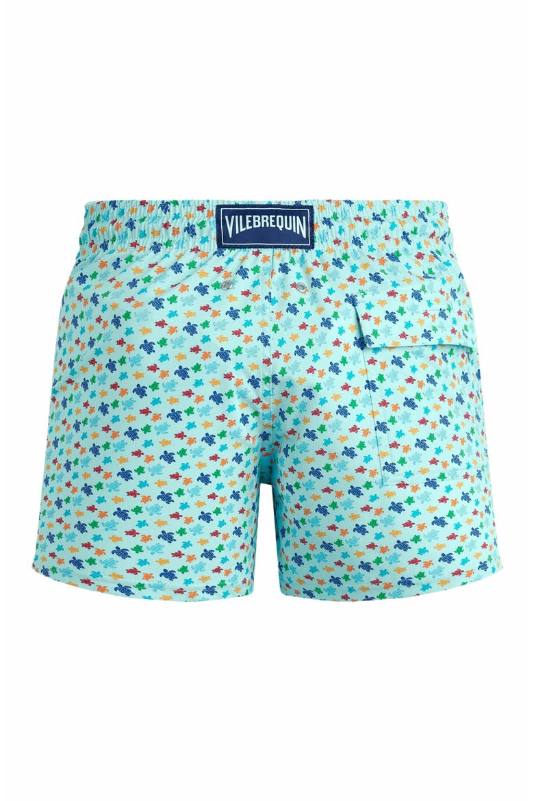 Men's Micro Ronde Des Tortues Rainbow Stretch Short Swim Shorts, Alternate, color, PACIFIC