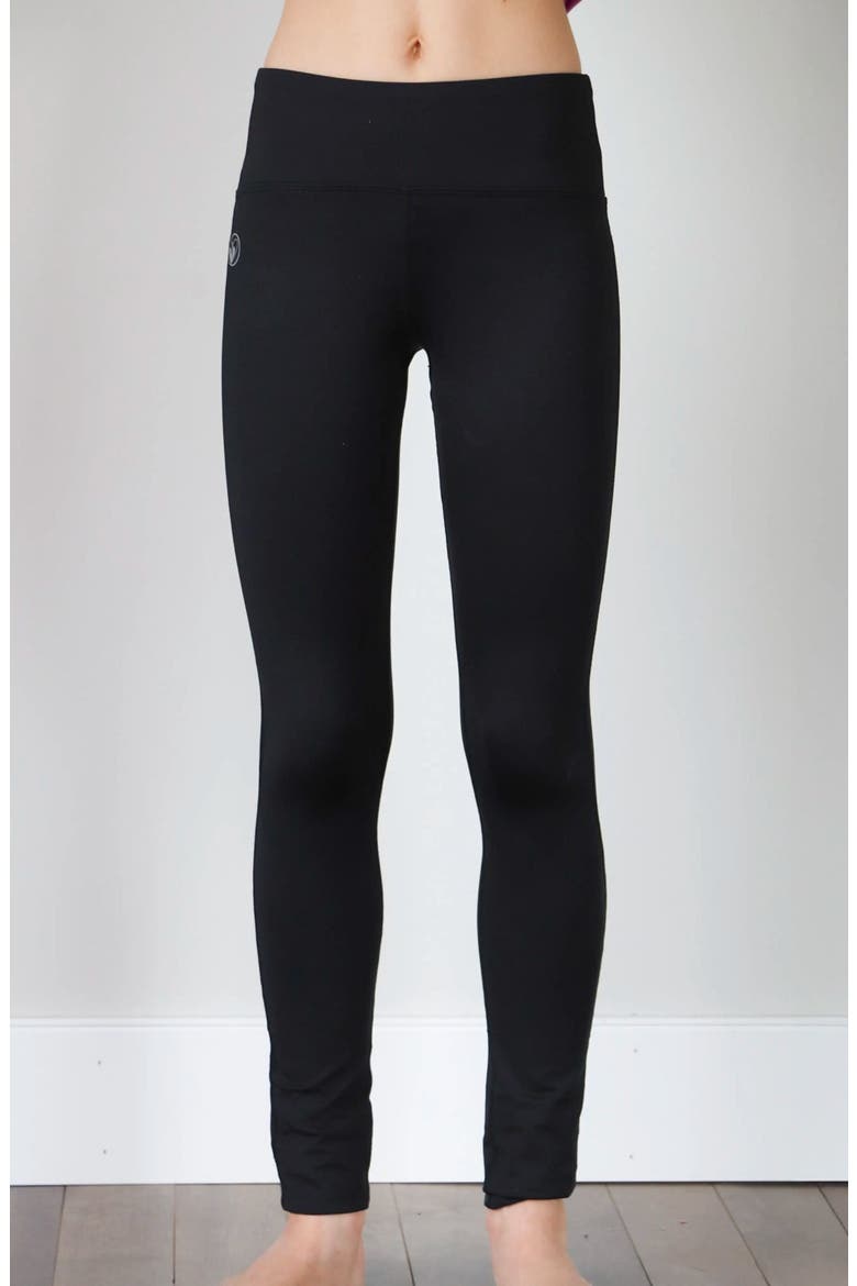 Basic Black Activewear Leggings, Alternate, color, Black