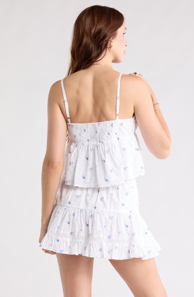 Abound Pretty Printed Cami, Alternate, color, White- Blue Pretty Floral
