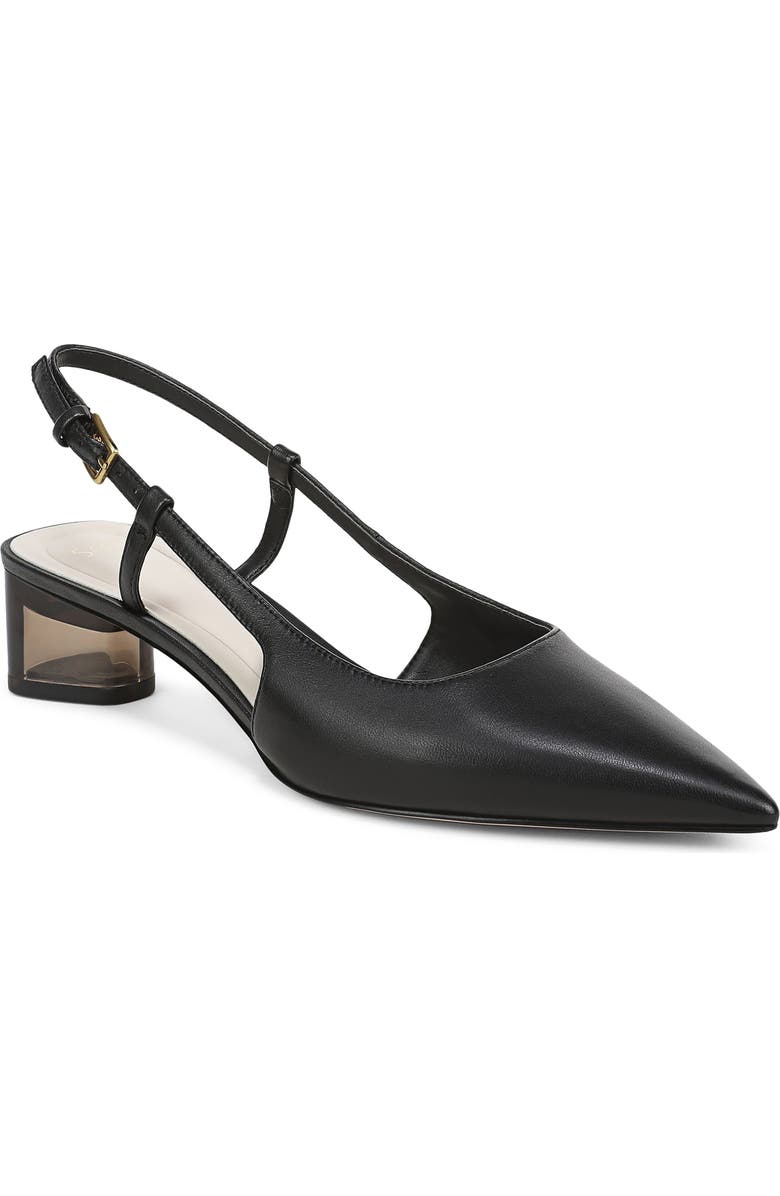 SARTO by Franco Sarto Amelie Slingback Pointed Toe Pump, Main, color, Black