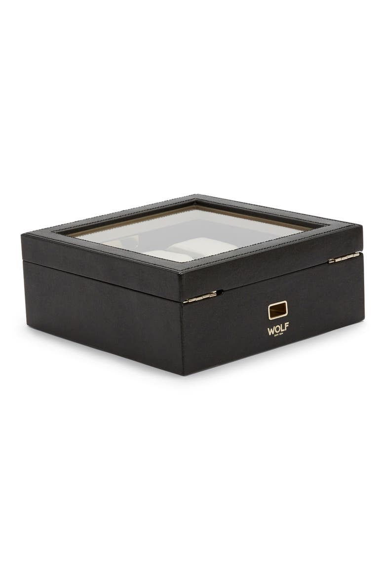 Palermo 6 PC Watch Box, Alternate, color, BLACK