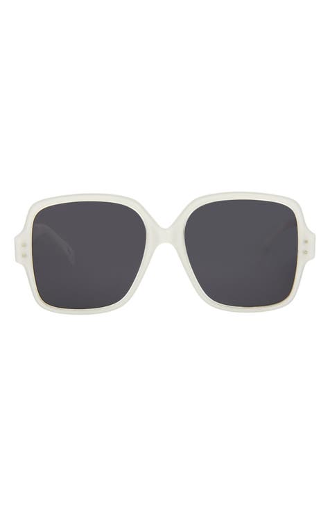 56mm Square Sunglasses