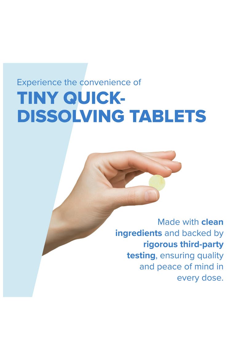 Vitamin C Tangy Orange Melts Sublingual Dissolving Tablets, Alternate, color, Orange