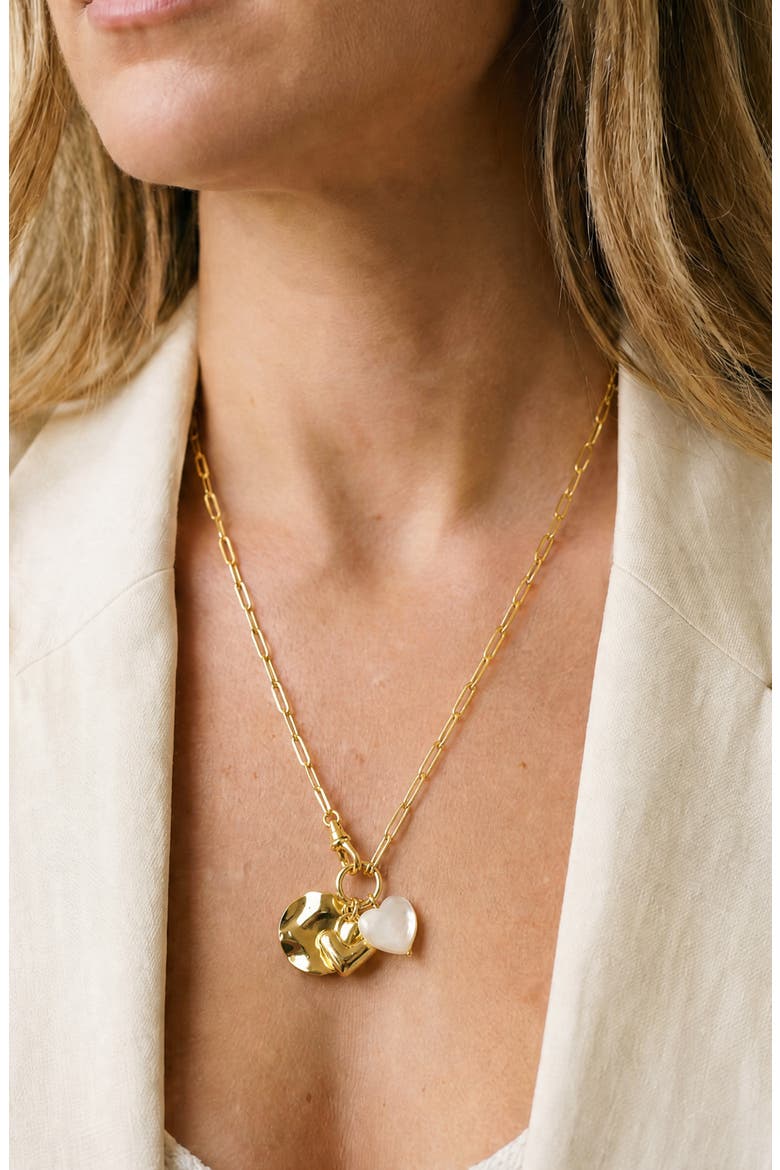 Charm Necklace, Alternate, color, GOLD