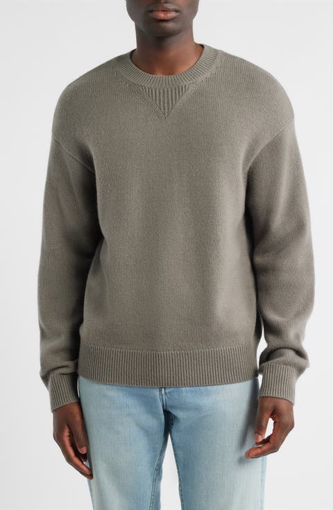 Elbow Patch Wool & Cashmere Sweater