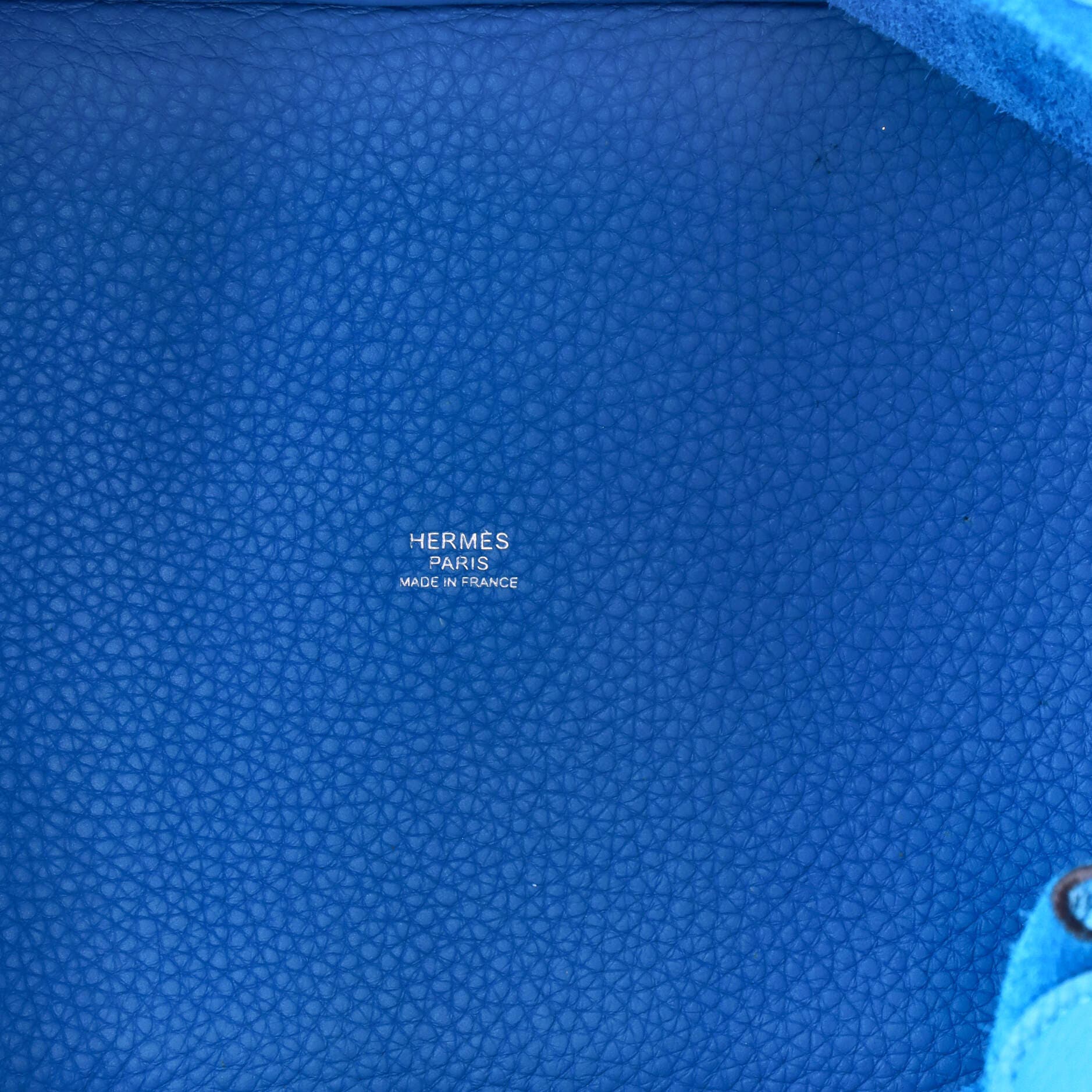 Pre-Owned Hermes Picotin Lock Bag Clemence MM, Alternate, color, Bleu Frida