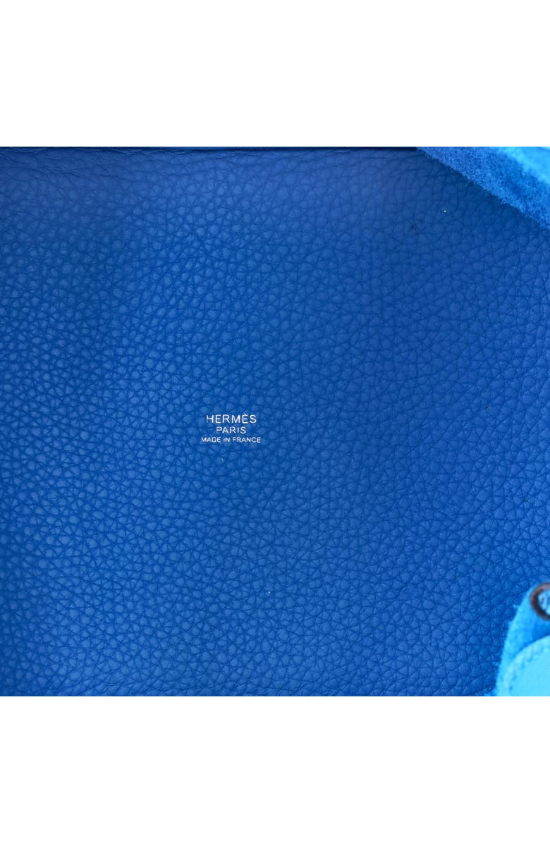 Pre-Owned Hermes Picotin Lock Bag Clemence MM, Alternate, color, Bleu Frida