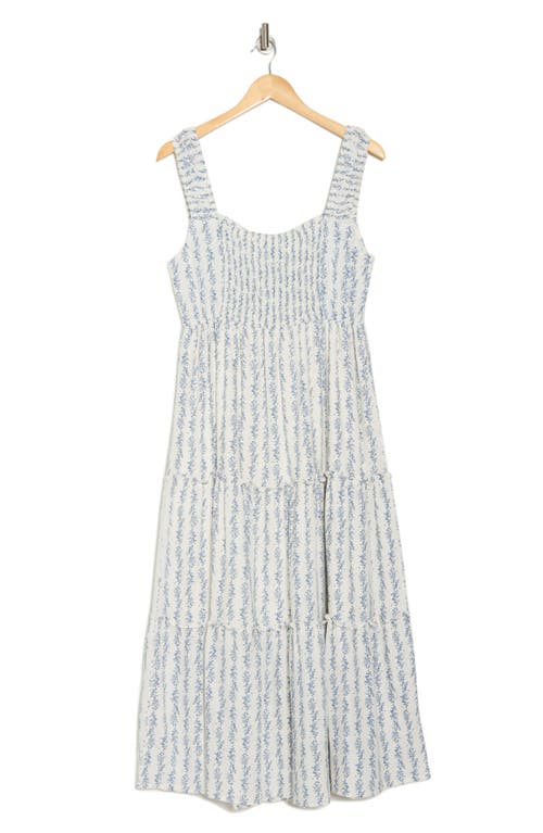 BLU PEPPER BLU PEPPER FLORAL TIERED MAXI DRESS