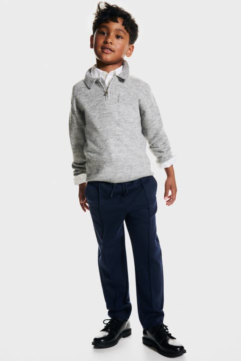 Crease-leg Joggers