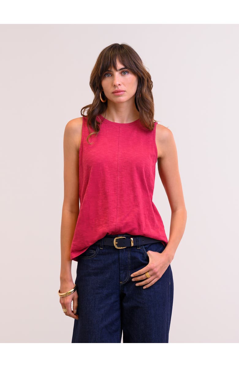 Celtic & Co. Slub Jersey Pleat Back Tank, Main, color,