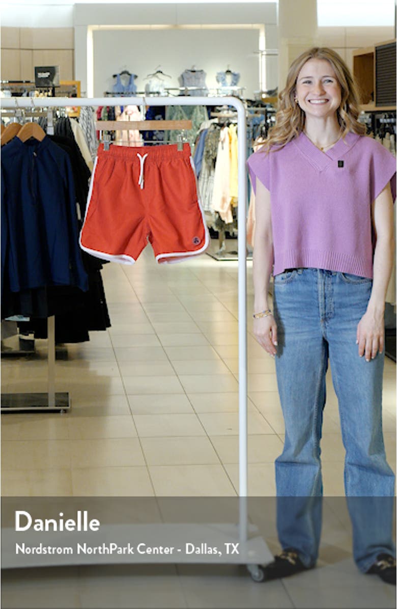 Kids' Scallop Swim Trunks, sales video thumbnail