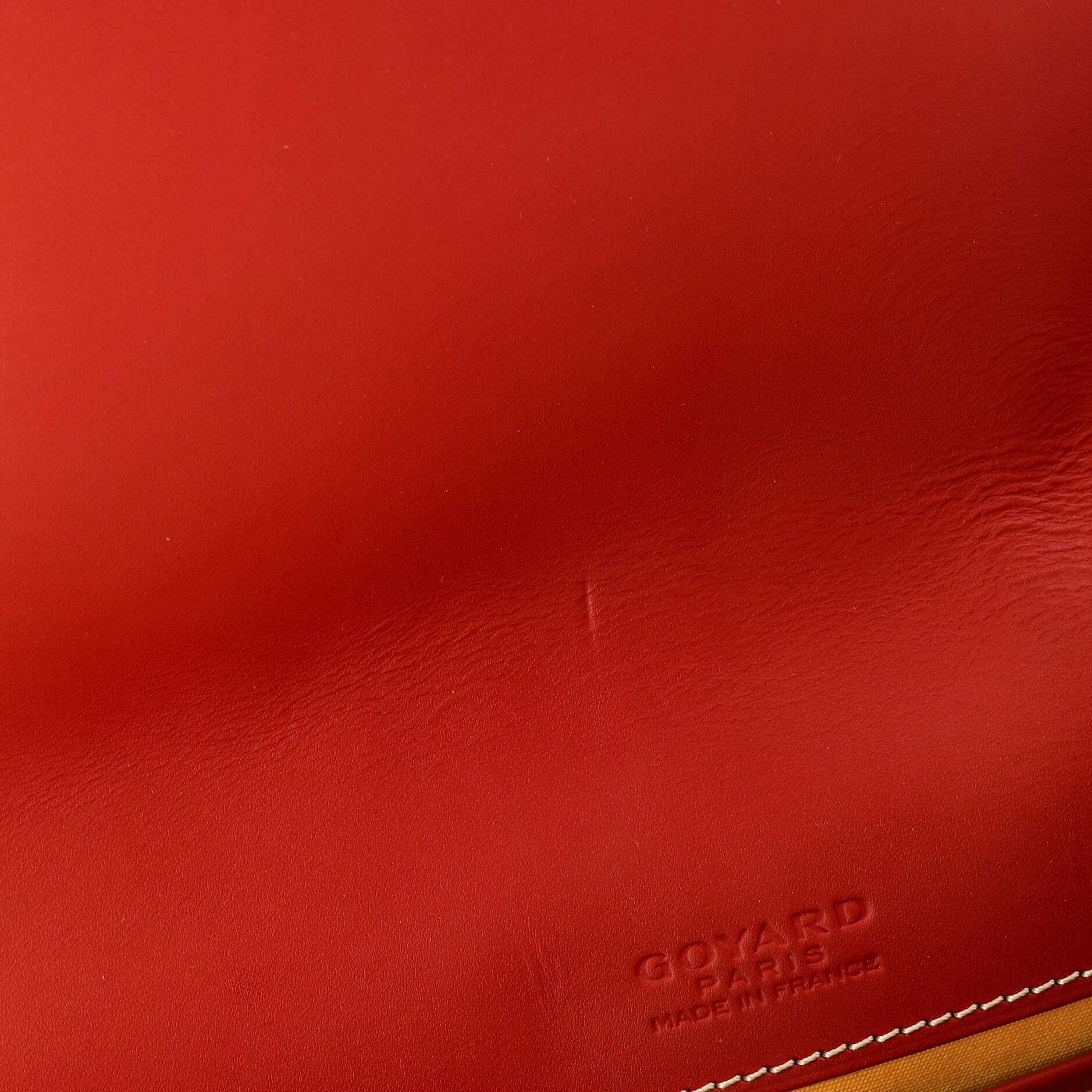 Pre-Owned Goyard Belvedere II Messenger Bag Coated Canvas MM, Alternate, color, Red