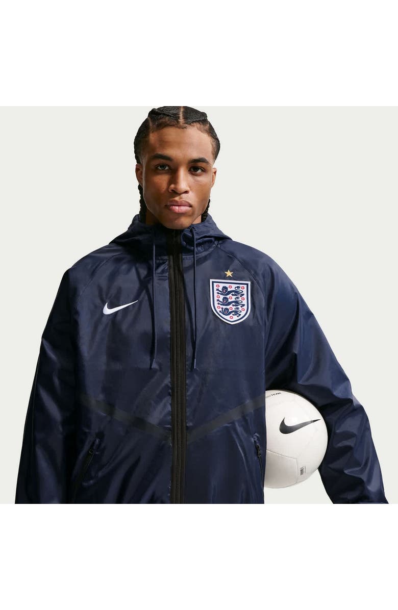 Nike Men's Nike Navy England National Team 2026 Anthem Dri-FIT Full-Zip Hooded Jacket, Alternate, color, Navy