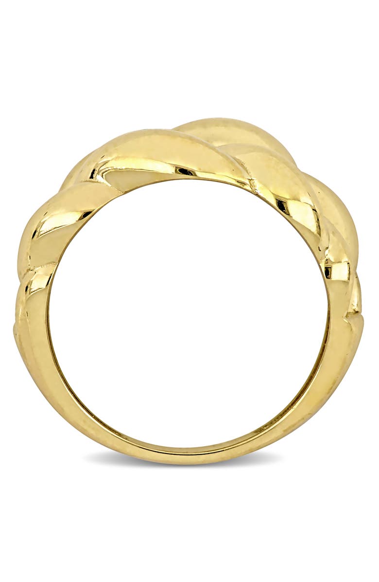 Julianna B. Interlocking Link Design Ring 14k Yellow Gold, Alternate, color, 