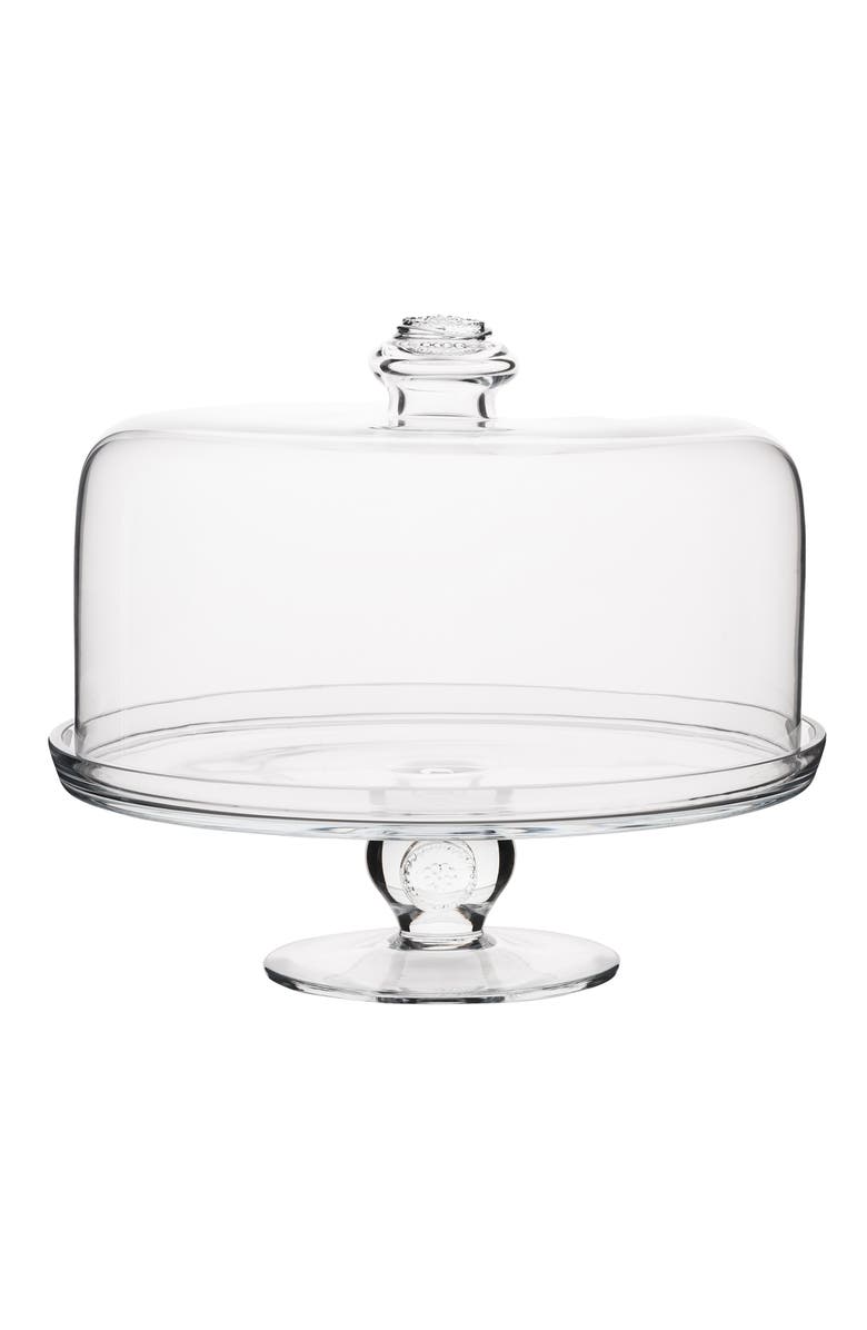 Juliska Berry & Thread Glass Cake Dome, Alternate, color, Clear