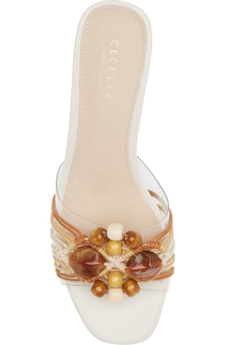 Cecelia New York Anna Belle Beaded Block Heel Sandal, Alternate, color,