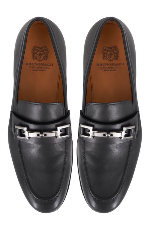 Bruno Magli Flex Bit Loafer In Black