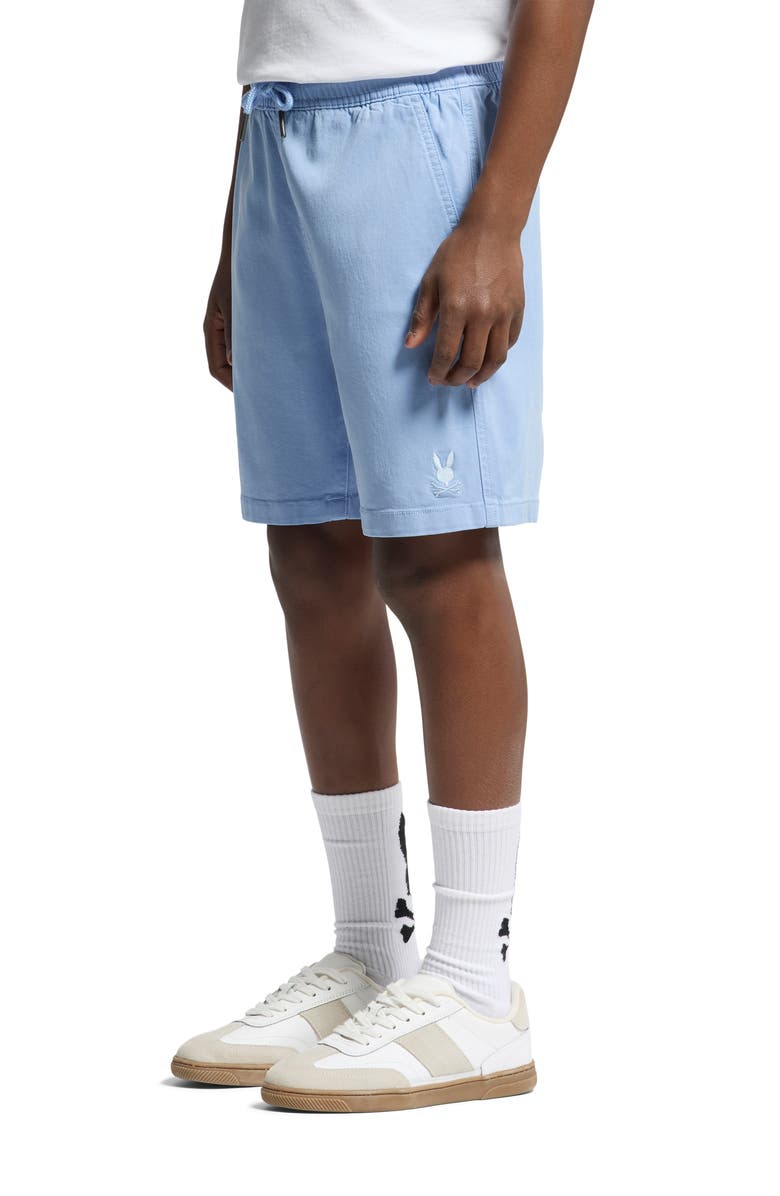 Psycho Bunny Kids' Willis Elastic Waist Chino Shorts, Alternate, color, 