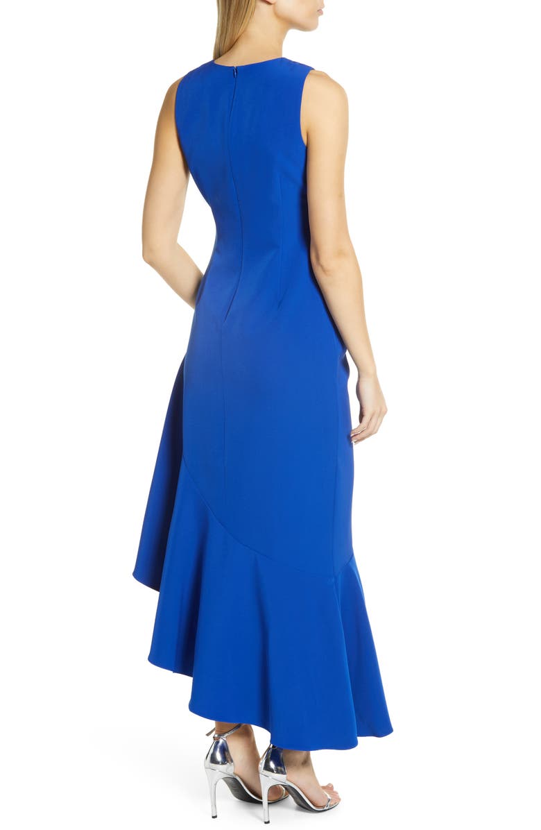 Eliza J Asymmetric Ruffle Hem Cocktail Dress, Alternate, color,