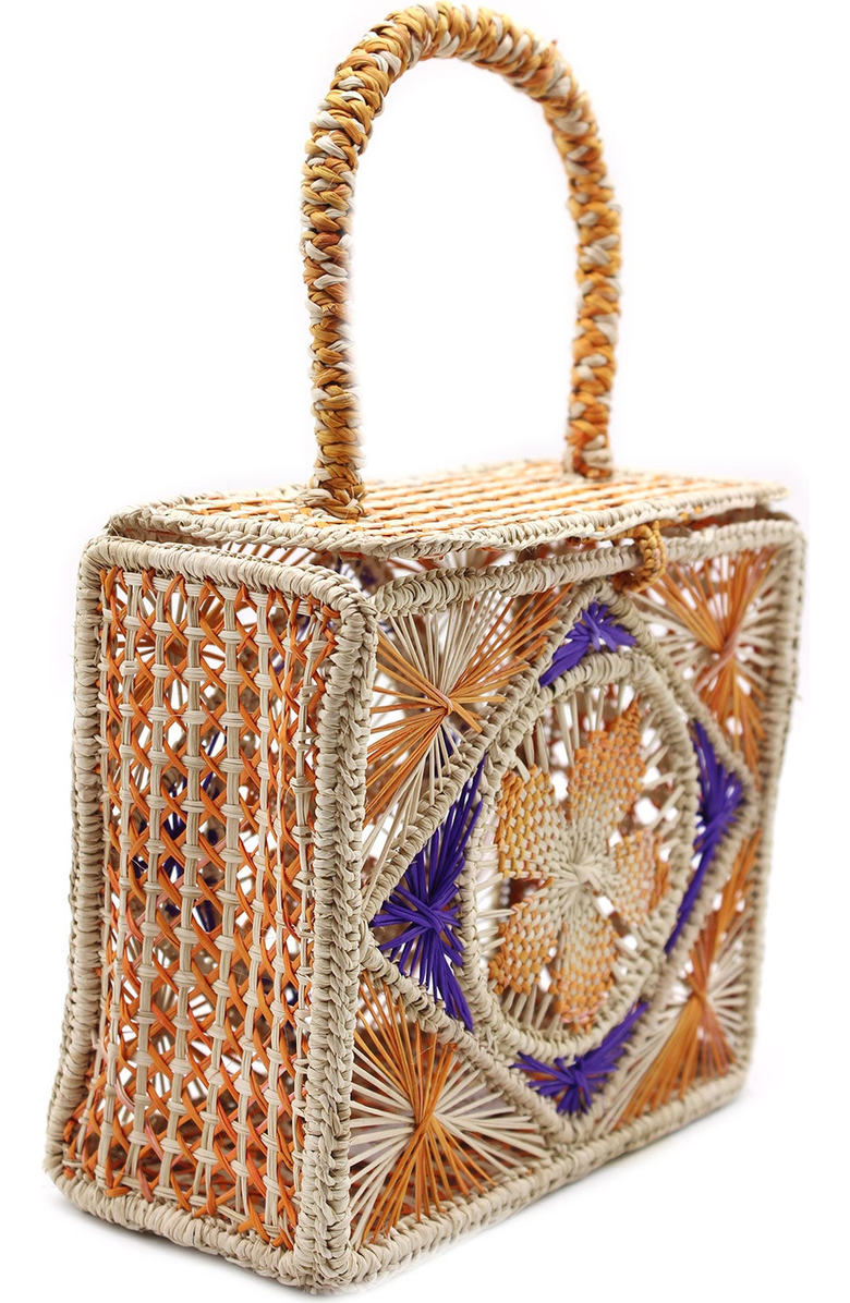 Amazónica Wai Handbag, Alternate, color, Beige / Orange / Purple