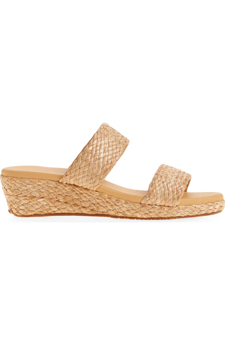 Chocolat Blu Farra Platform Wedge Slide Sandal, Alternate, color, Toast Raffia