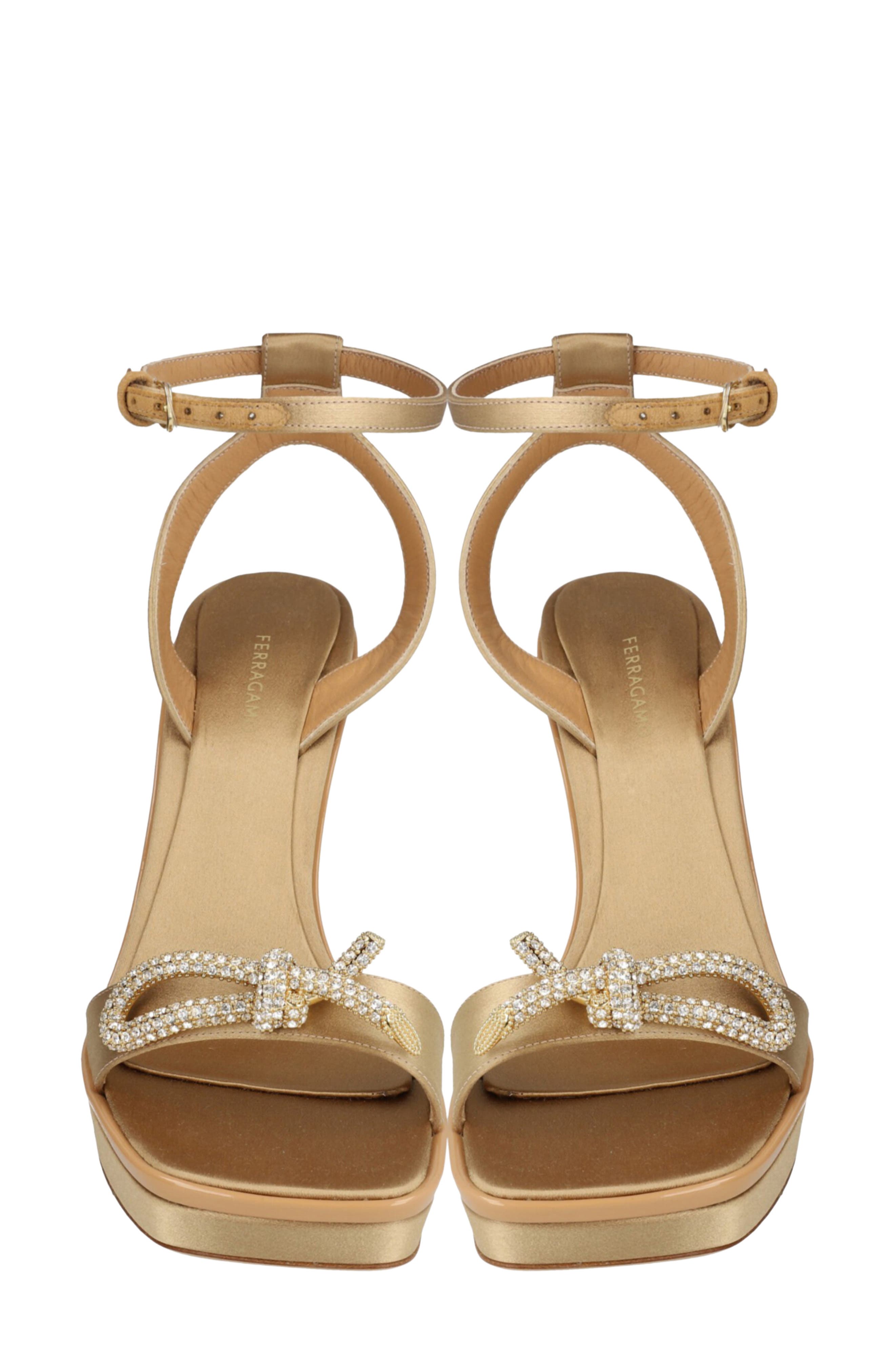 Allison Satin Sandal, Alternate, color, BEIGE