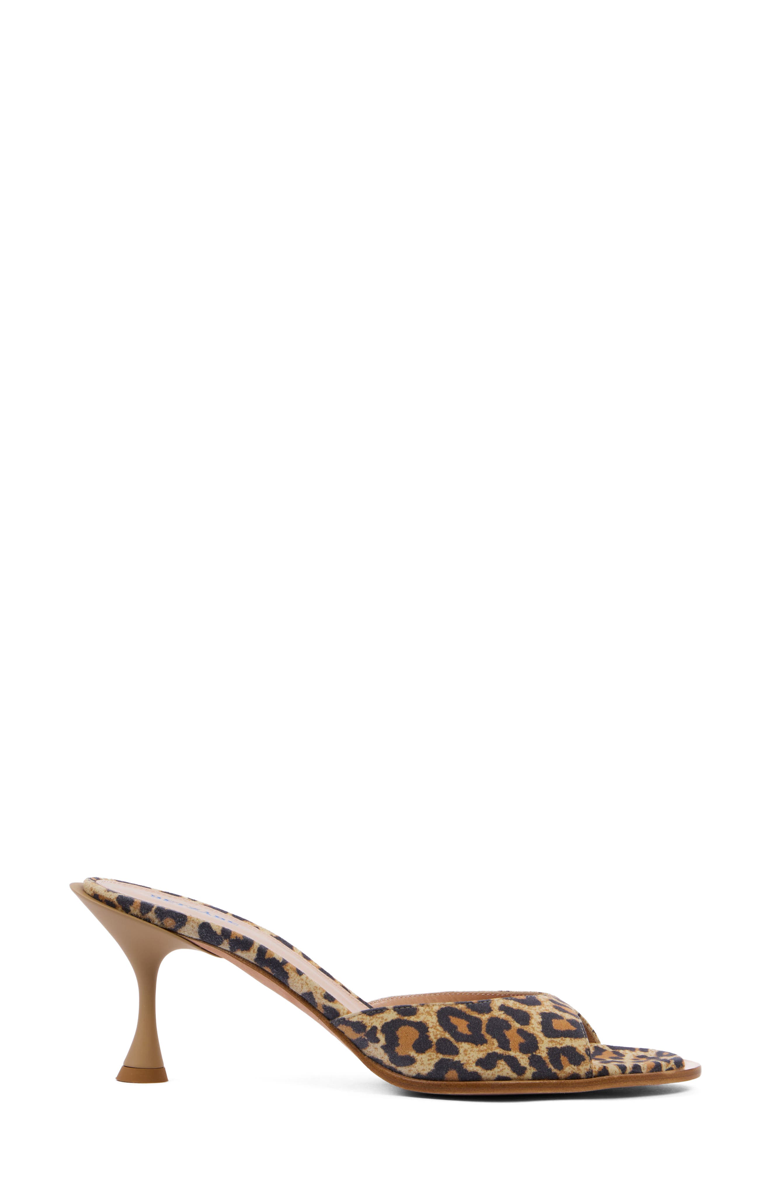 BETZÁBE Jenni Sandal, Alternate, color, Tan Leopard Suede Tonal Heel
