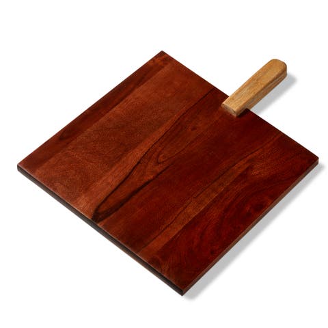 Verge Square Board Natural Mango Wood Everyday Serving Tray