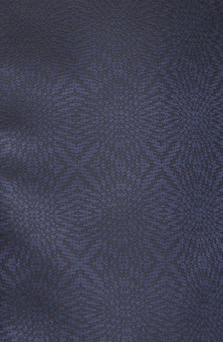 Emporio Armani G Line Trim Fit Geometric Wool & Silk Dinner Jacket, Alternate, color, 