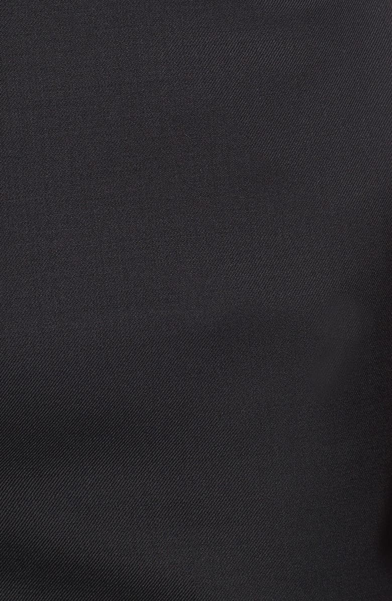 Santorelli Luxury Flat Front Wool Dress Pants, Alternate, color,