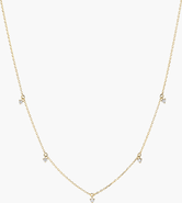 MEJURI Multi Station Diamond Necklace
