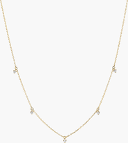 MEJURI Multi Station Diamond Necklace