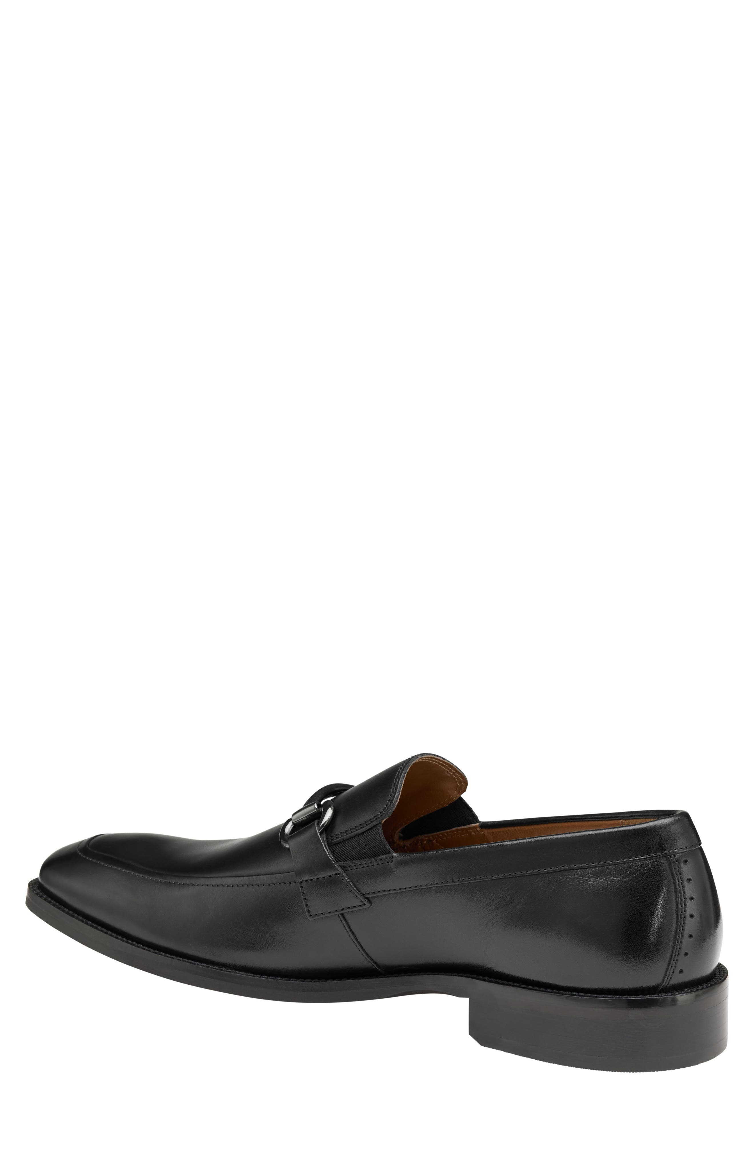 Johnston & Murphy Everett Bit Loafer, Alternate, color, Black