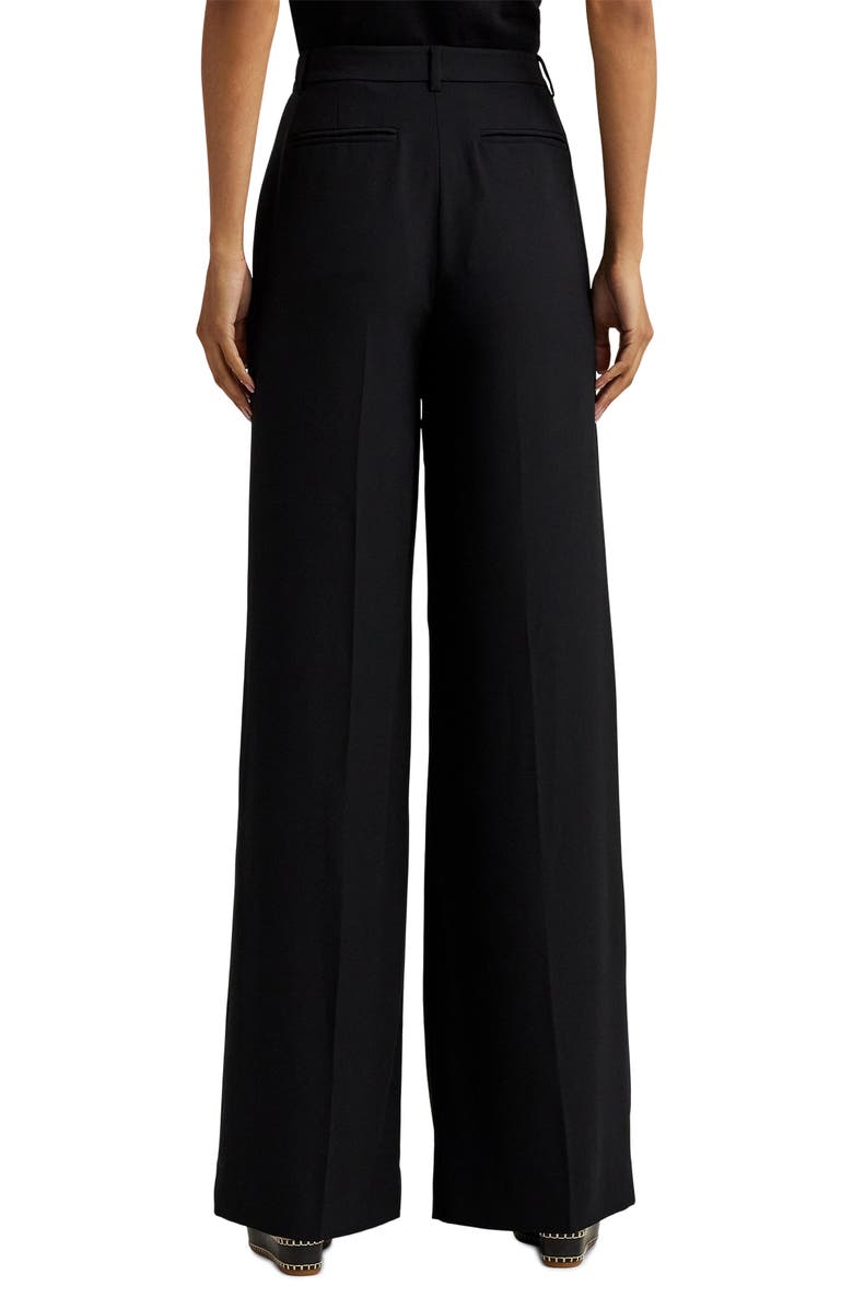 Lauren Ralph Lauren Double Faced Georgette Wide Leg Pants, Alternate, color,