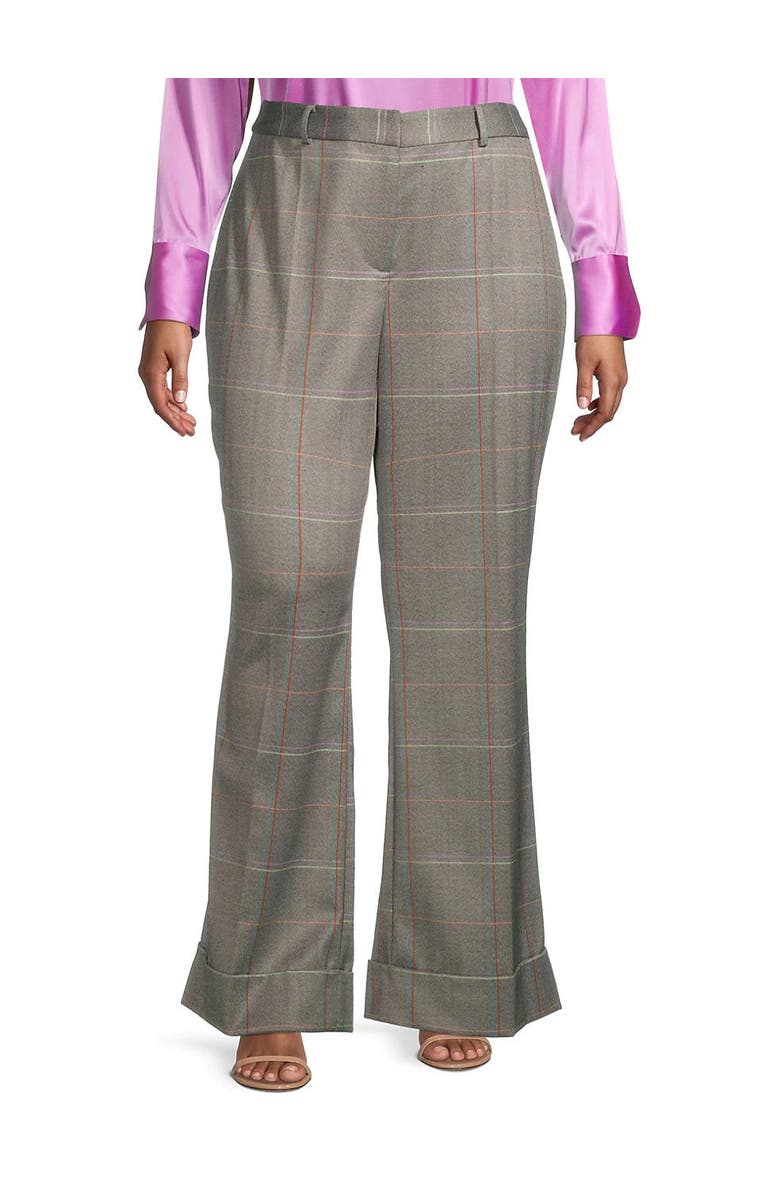 Gabriella Rossetti Bianca Herringbone Plaid Pant, Alternate, color,