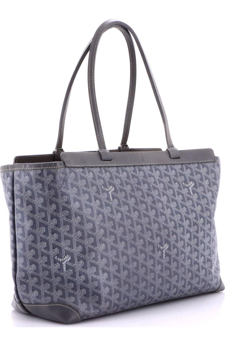 Pre-Owned Goyard Bellechasse Bag Coated Canvas PM, Alternate, color, Gray