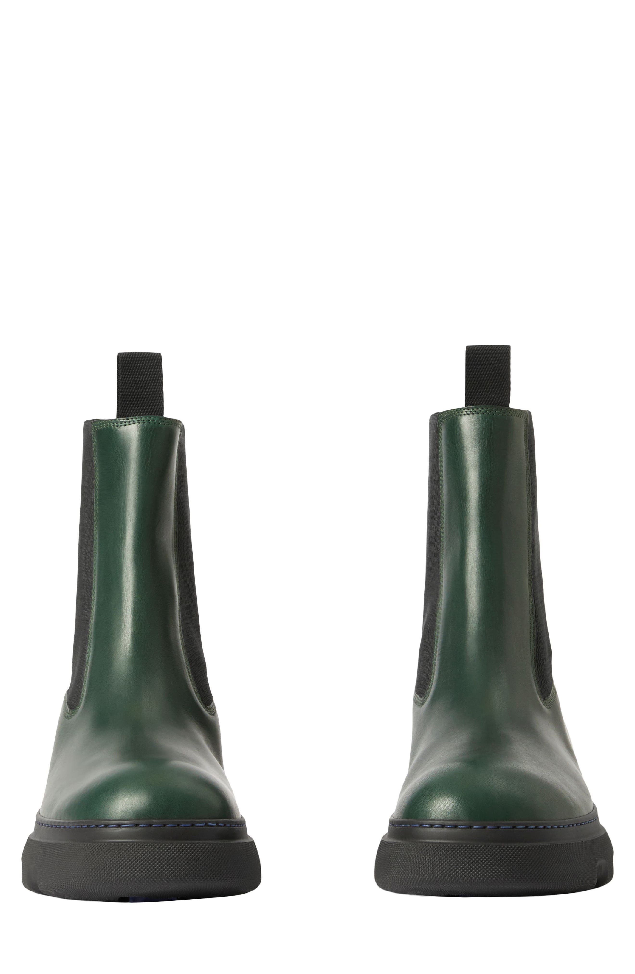 Burberry Gabriel Chelsea Boot, Alternate, color, Vine