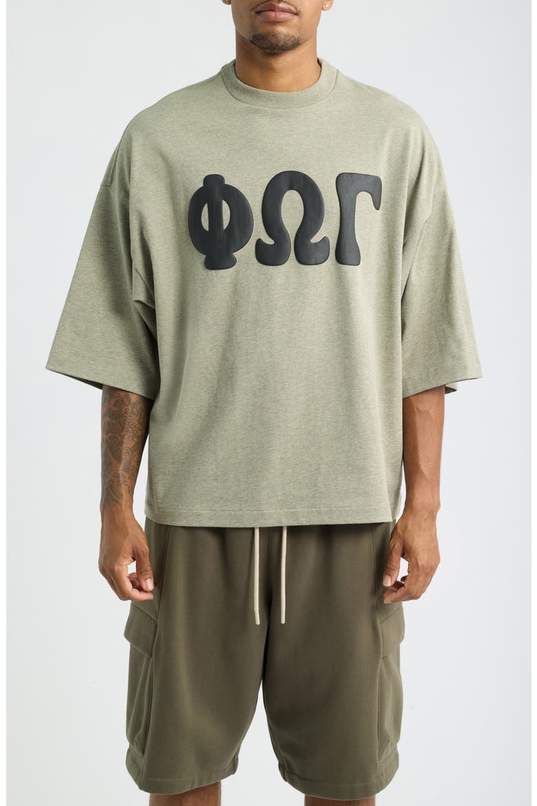 Merch Cotton Graphic T-Shirt, Main, color, SEAL HEATHER