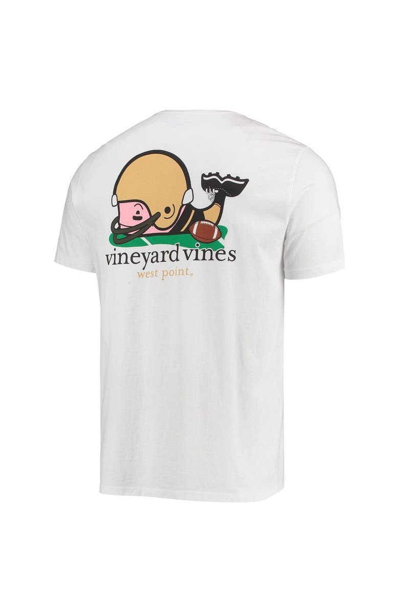 vineyard vines Men's Vineyard Vines White Army Black Knights Football Whale T-Shirt, Alternate, color, 