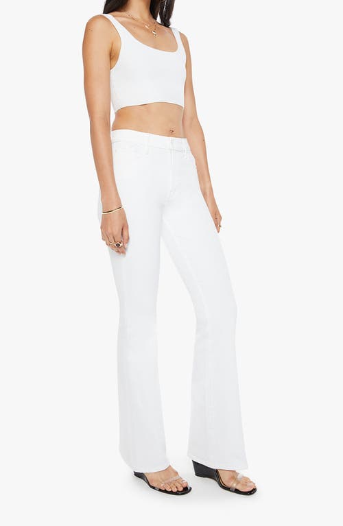 Mother High Waist Flare Jeans In Totally Innocent