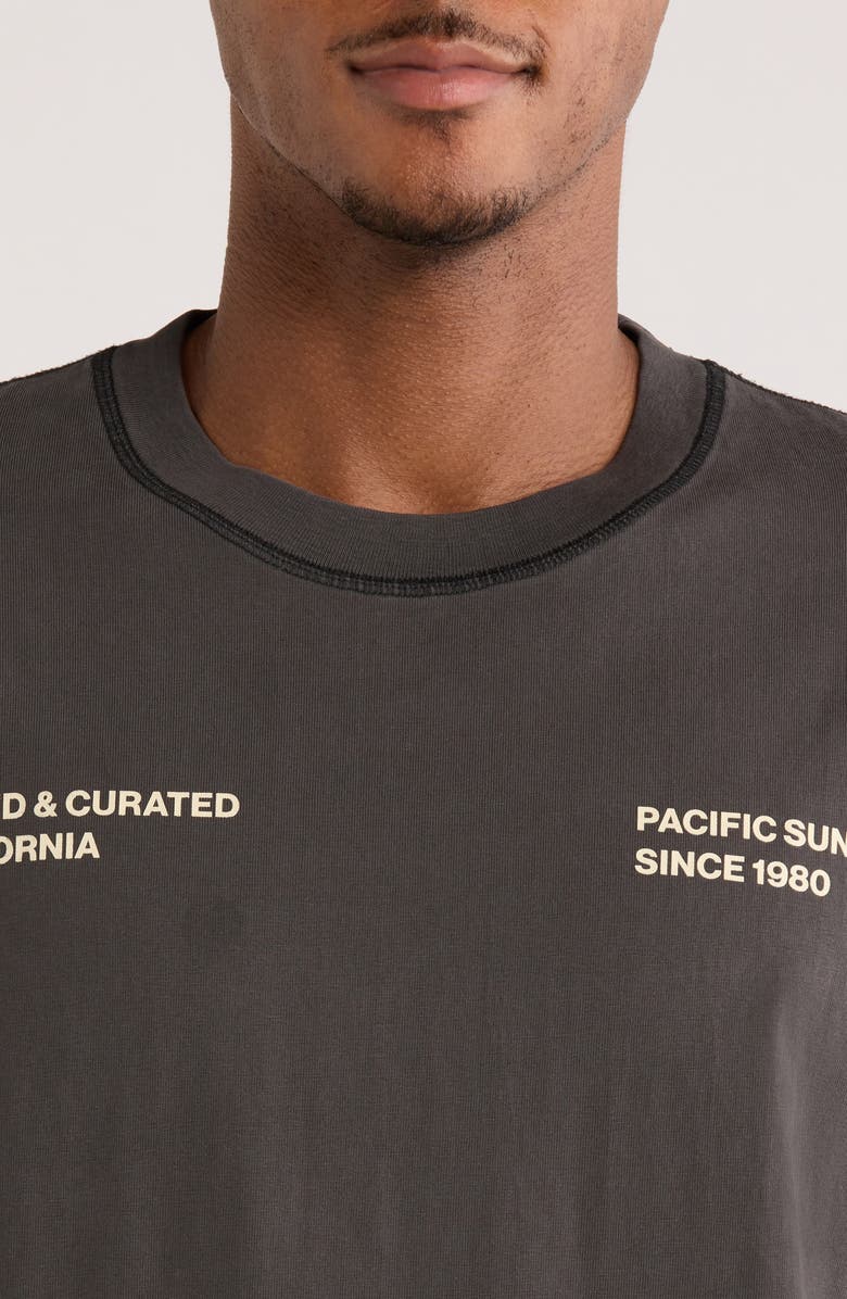 PacSun Dream Awake Cotton T-shirt, Alternate, color, Black