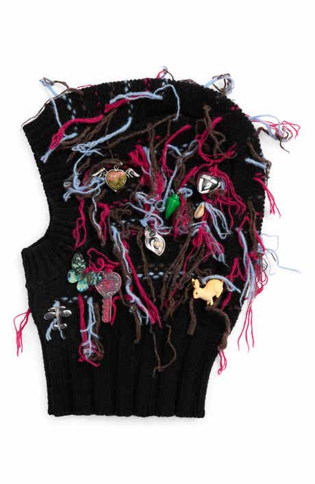 Chopova Lowena Washed Up Merino Wool Balaclava