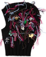 Chopova Lowena Washed Up Merino Wool Balaclava