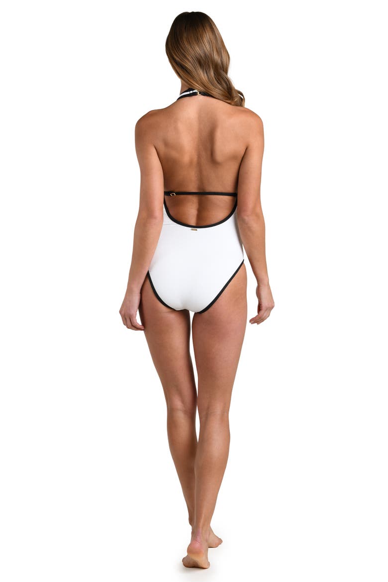 Breana One-Piece Swimsuit, Alternate, color, WHITE