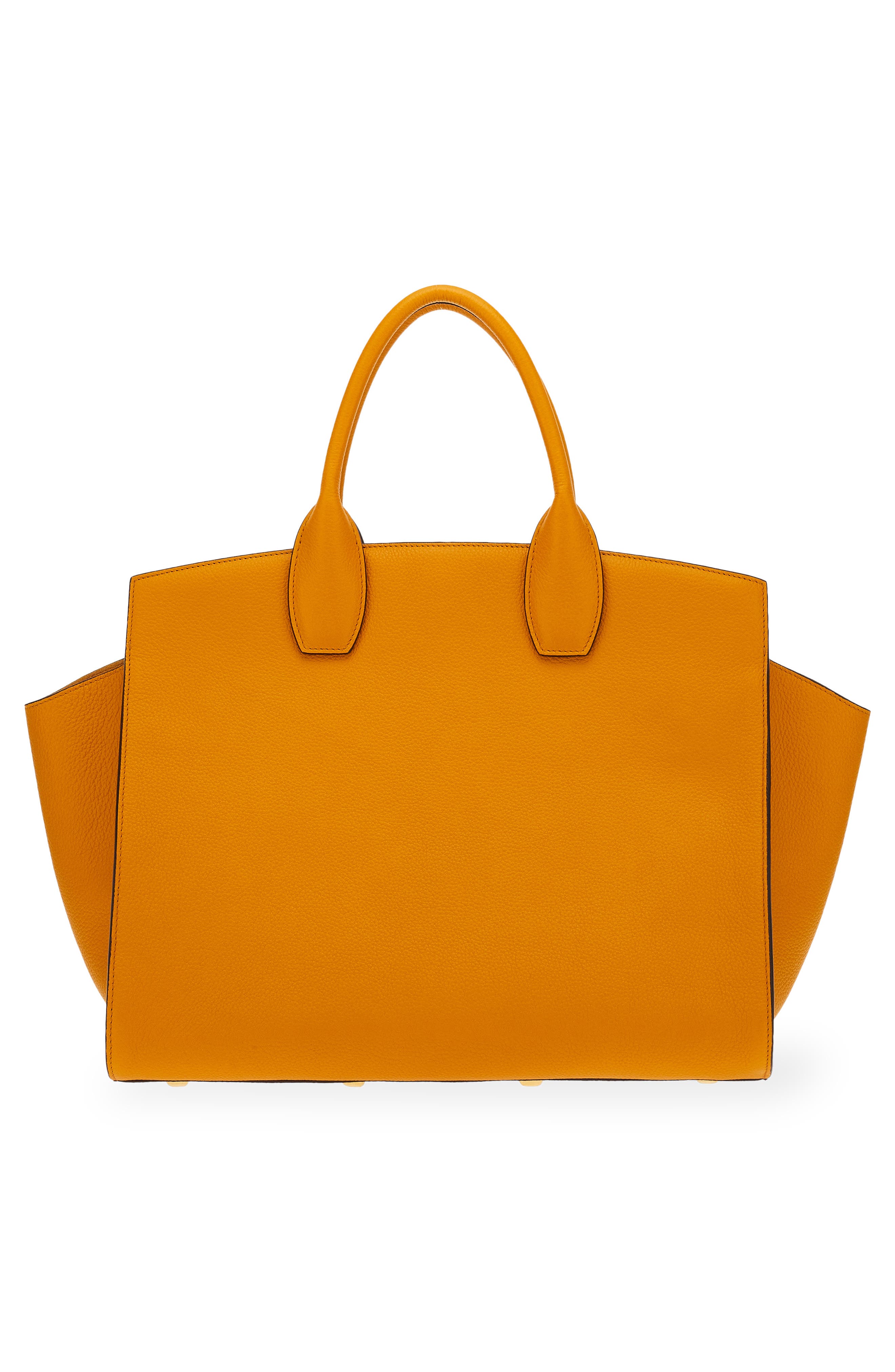 The Studio Soft Large Leather Top-Handle Bag, Alternate, color, OLIVELLO / NATURALE