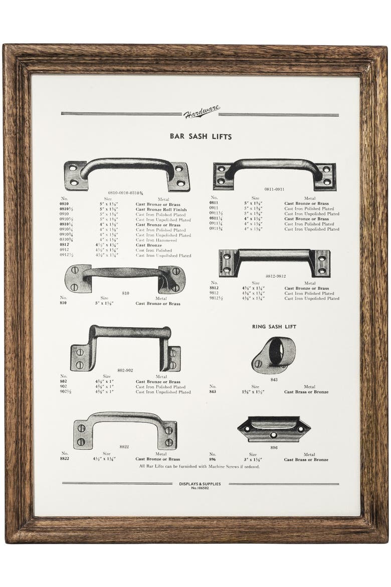 Wooden Natural Frame - Wide, Alternate, color, Natural