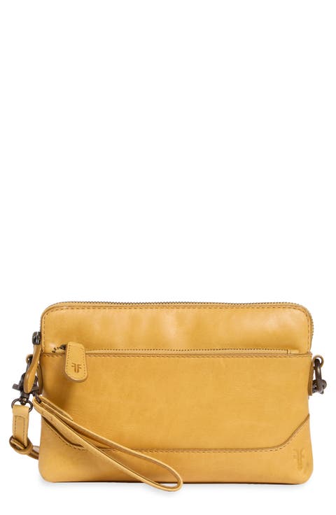 Melissa Faux Leather Crossbody Wristlet