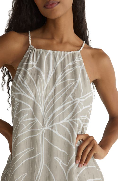Bella Dahl Maxi Halter Dress In Tropical Print