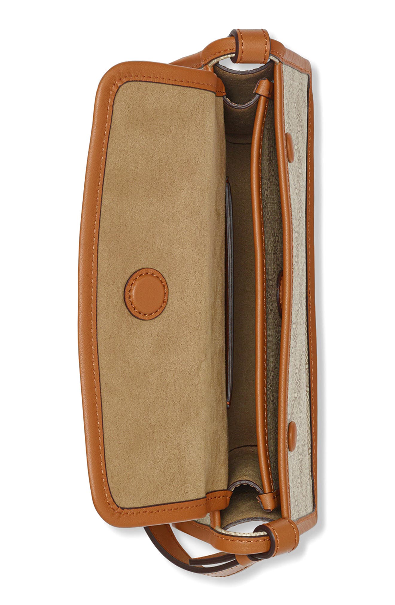 MCM Himmel Lauretos Coated Canvas Crossbody Bag, Alternate, color, Oatmeal