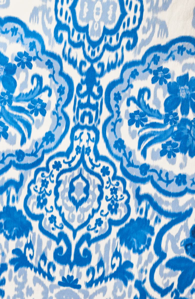 Adrianna Papell Floral Print Column Midi Dress, Alternate, color, 